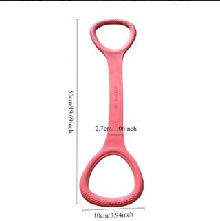 Silicone yoga open back fitness women's stretch belt