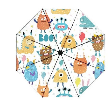 Full automatic, small, compact dual use umbrella