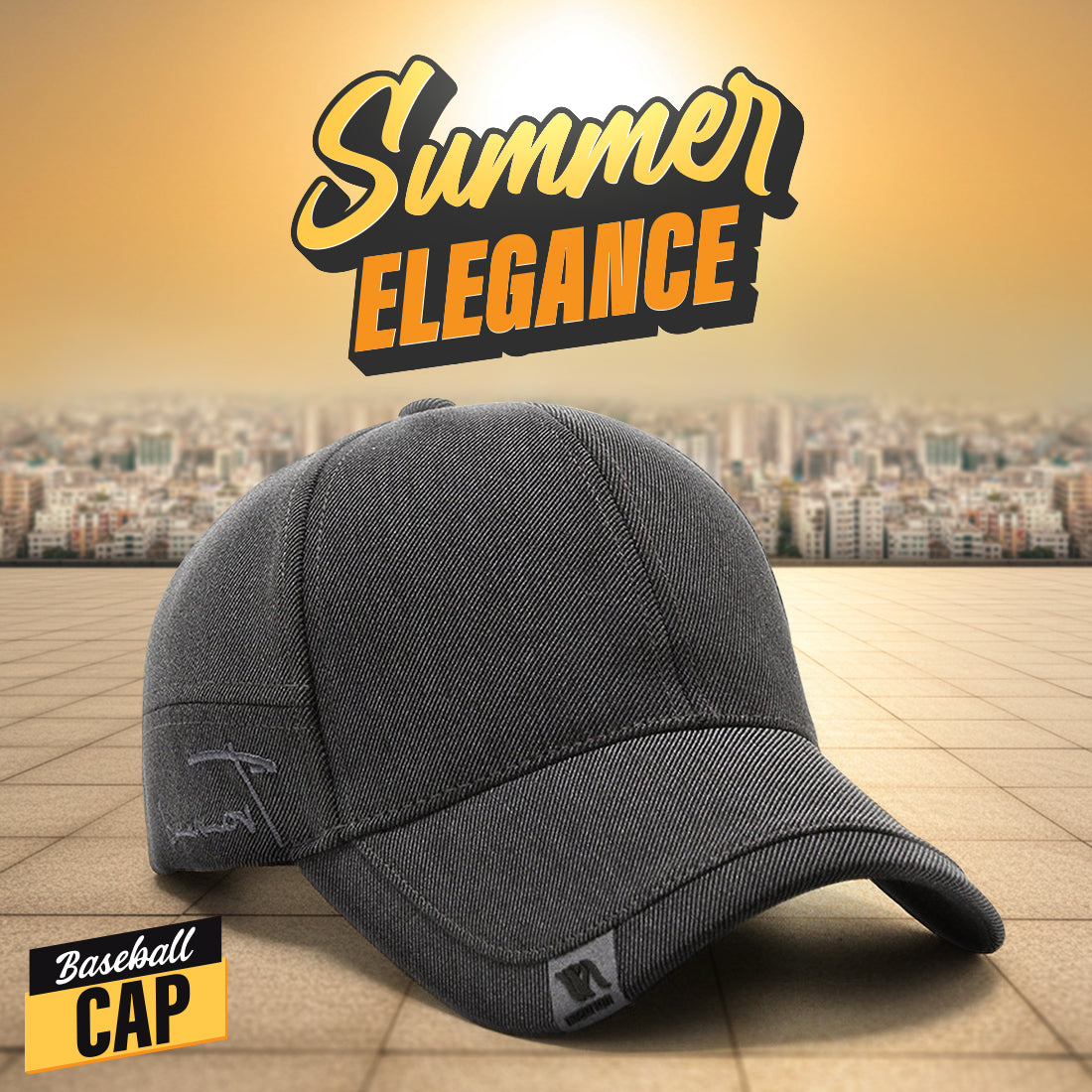 Casual outdoor high quality summer baseball cap.