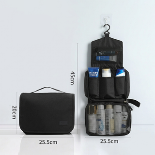 Men's Travel Toiletry Bag with Wet and Dry Separation