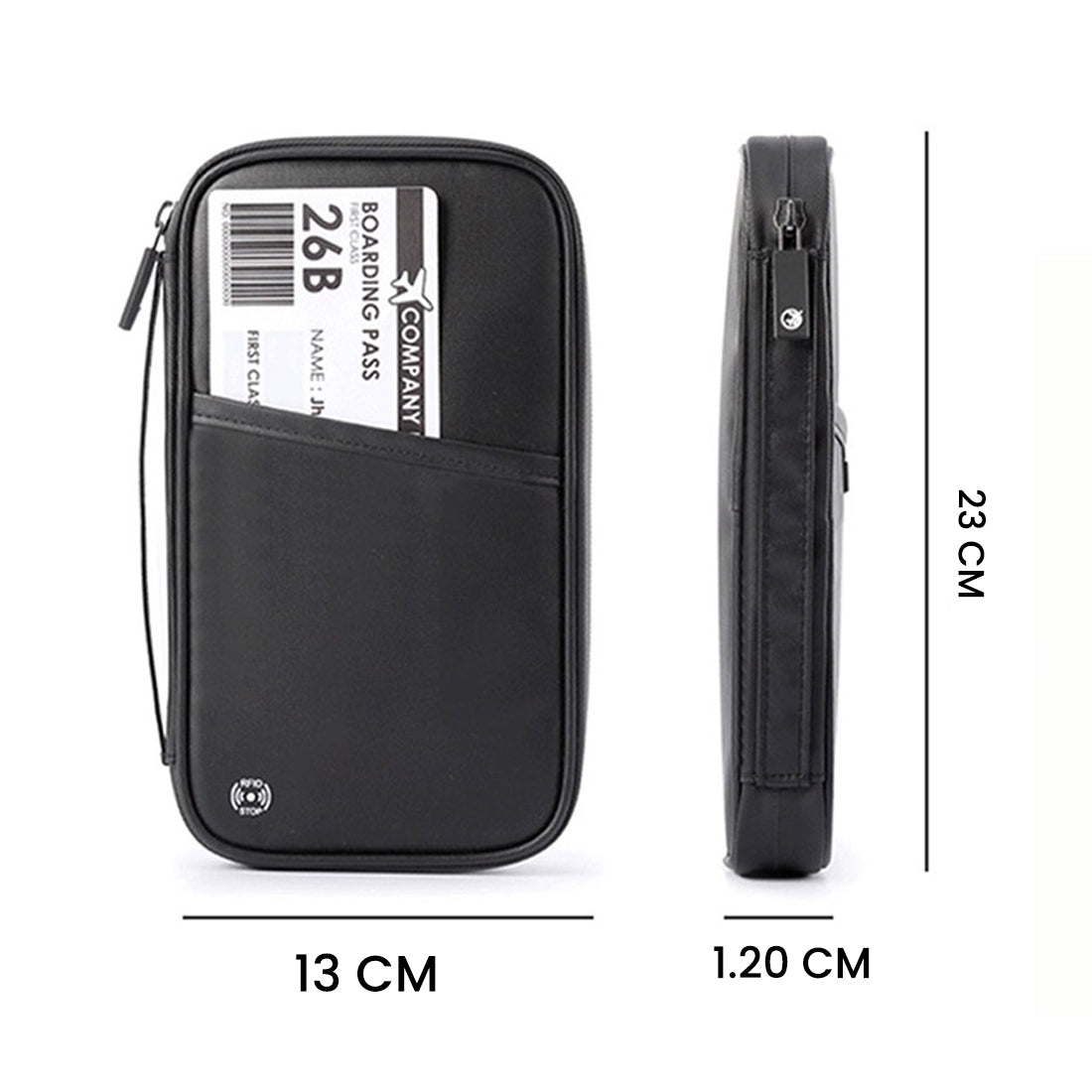 মাল্টি-ফাংশনাল ট্রাভেল ডকুমেন্ট অর্গানাইজার ব্যাগ 