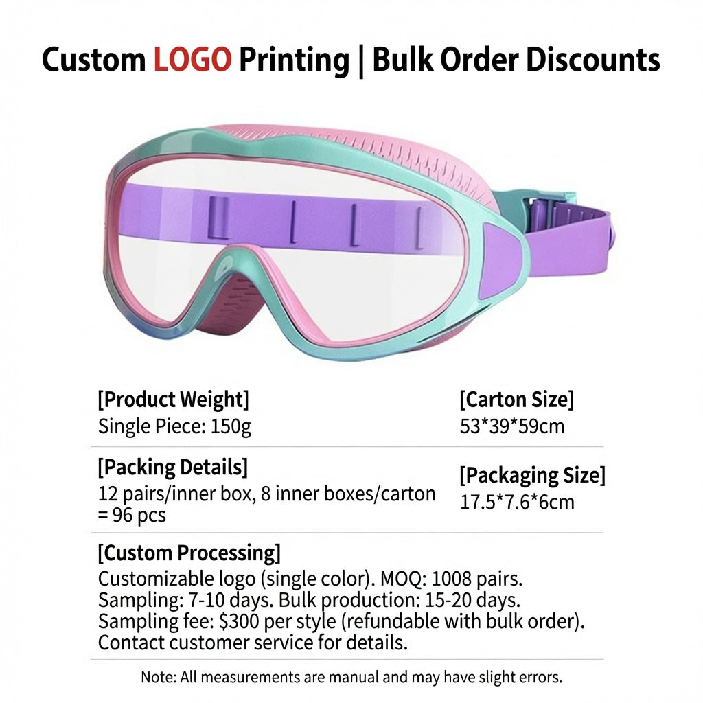 Professional Kids Anti-Fog Waterproof Swimming Goggles for Boys Girls