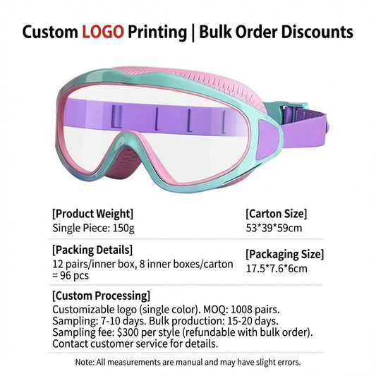 Professional Kids Anti-Fog Waterproof Swimming Goggles for Boys Girls