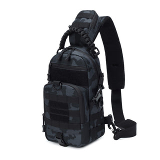 Men's Nylon Bicycle Chest Bag Lightweight Black