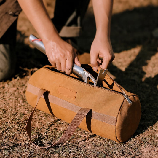 ISE MOUNT Camping Tent Stake Organizer Bag Handheld Tool Pack