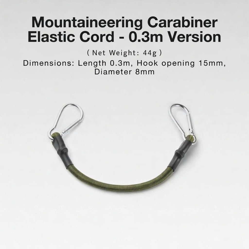 ISE MOUNT 8mm Elastic Camping Strap Luggage Tent Rack Hook – Trekmad