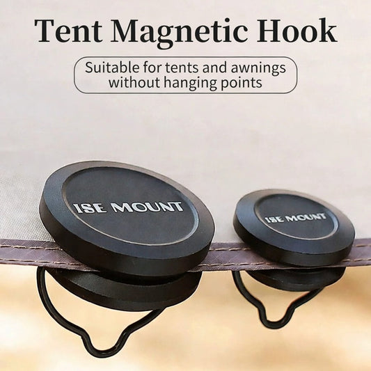 ISE MOUNT Magnetic Camping Hook Canopy Clip Aluminum Alloy Holder