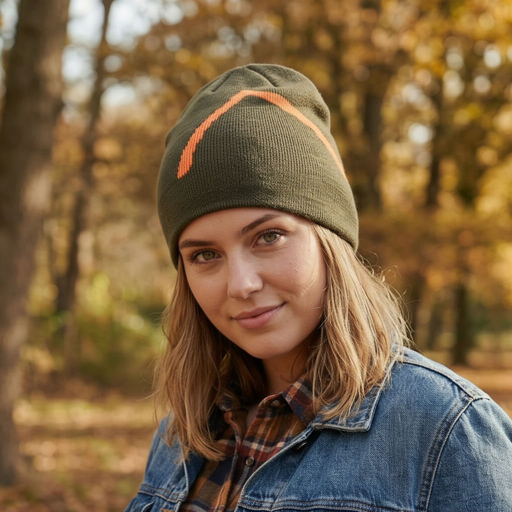 Winter knitted outdoor riding windproof beanie hat