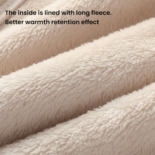 শরৎ এবং শীতের উষ্ণ মখমলের ঘন কান এবং ঘাড়ের টুপি