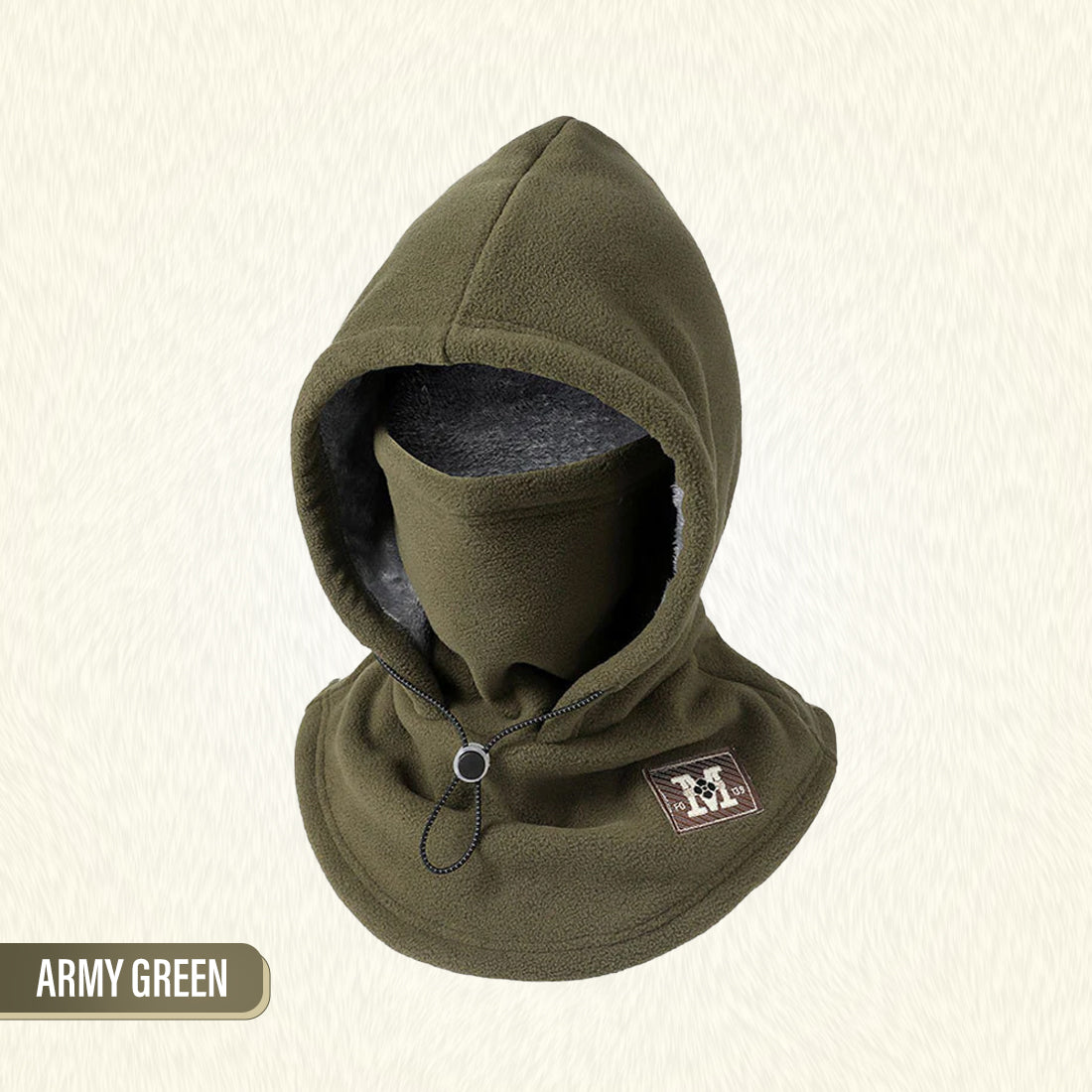 শরৎ এবং শীতের উষ্ণ মখমলের ঘন কান এবং ঘাড়ের টুপি