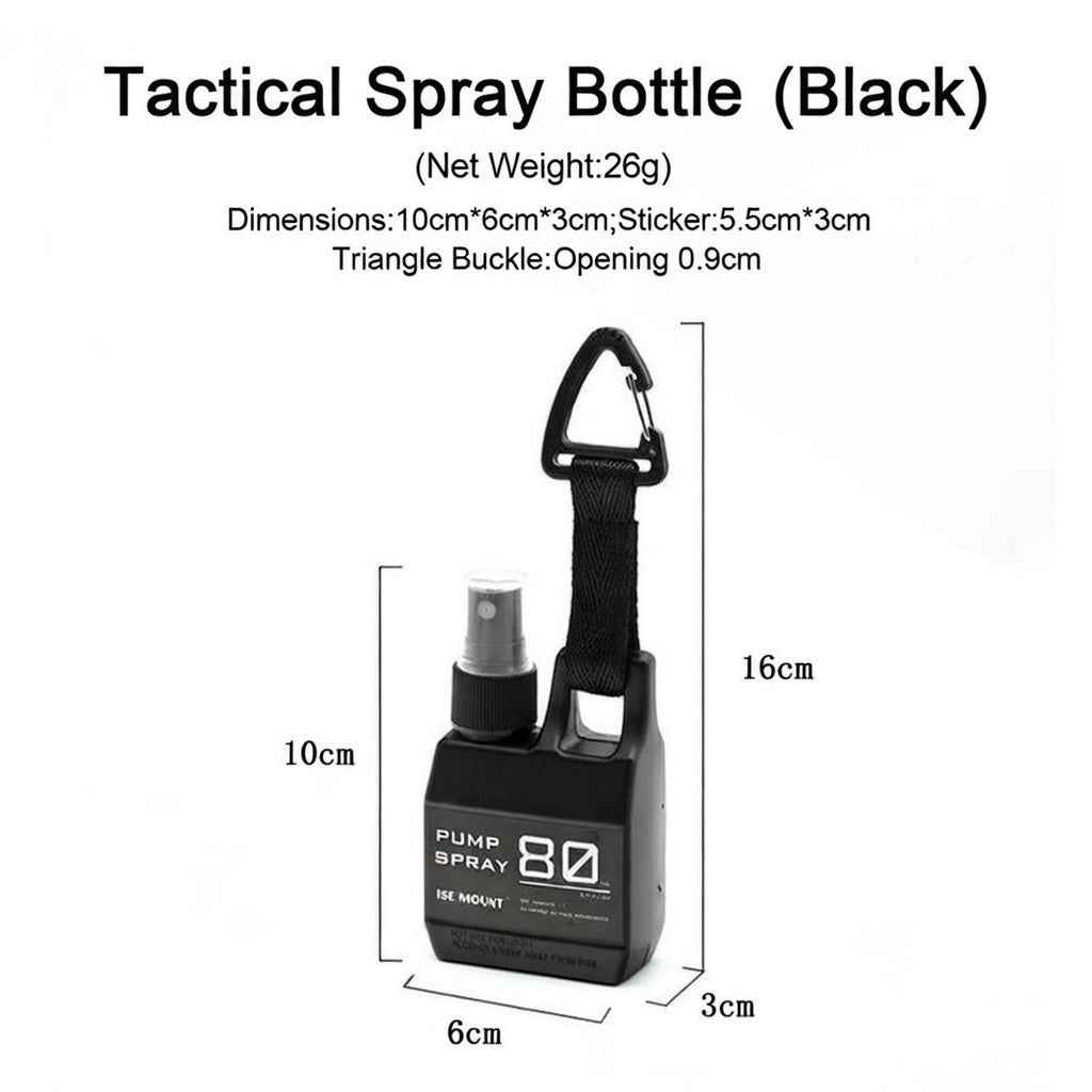 Portable 80ml Travel Spray Bottle for Sanitizer and Alcohol