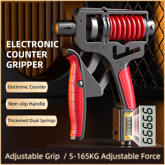 Adjustable Heavy Duty Hand Grip Strengthener with Digital Counter