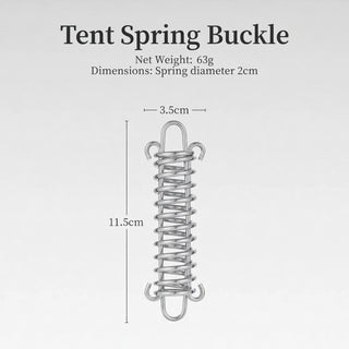 DAWN TRIP Stainless Steel Tent Spring Buckle Wind Rope Hook
