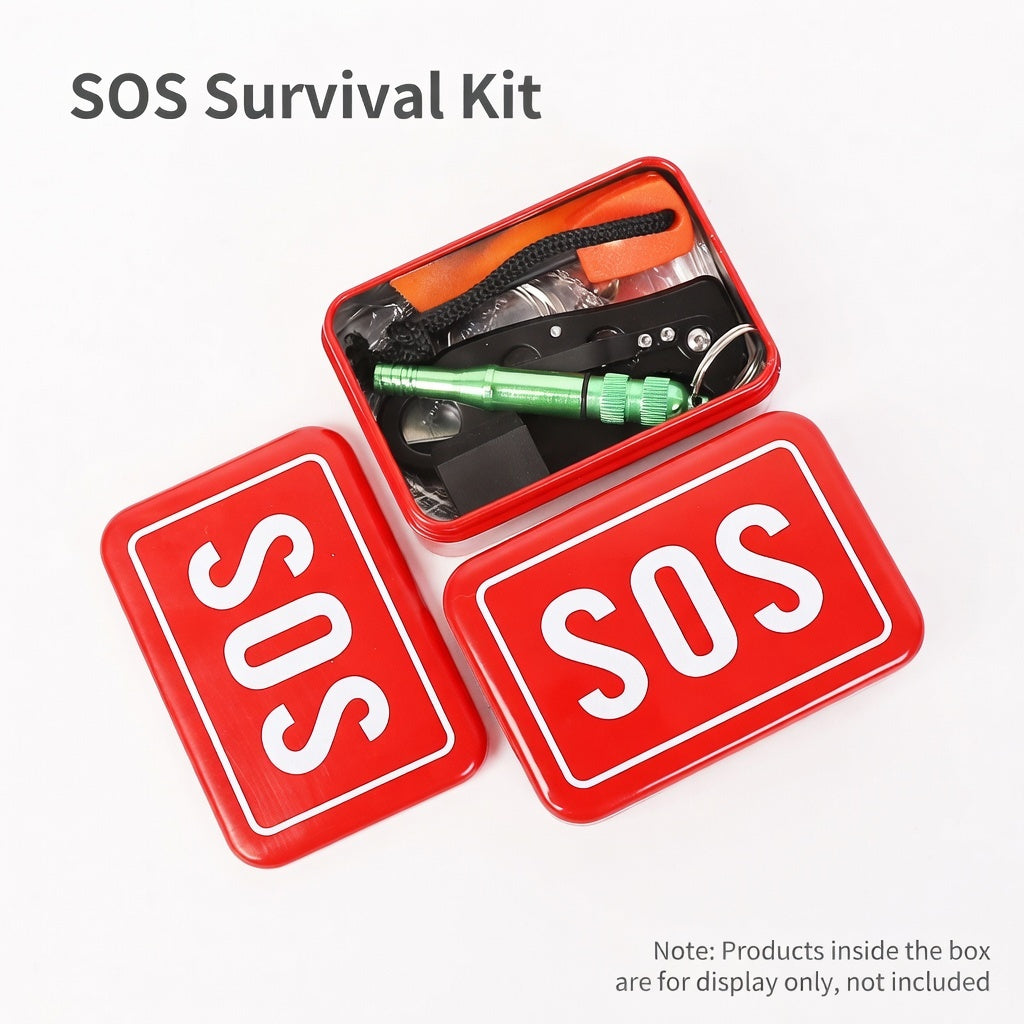 SOS First Aid Survival Box