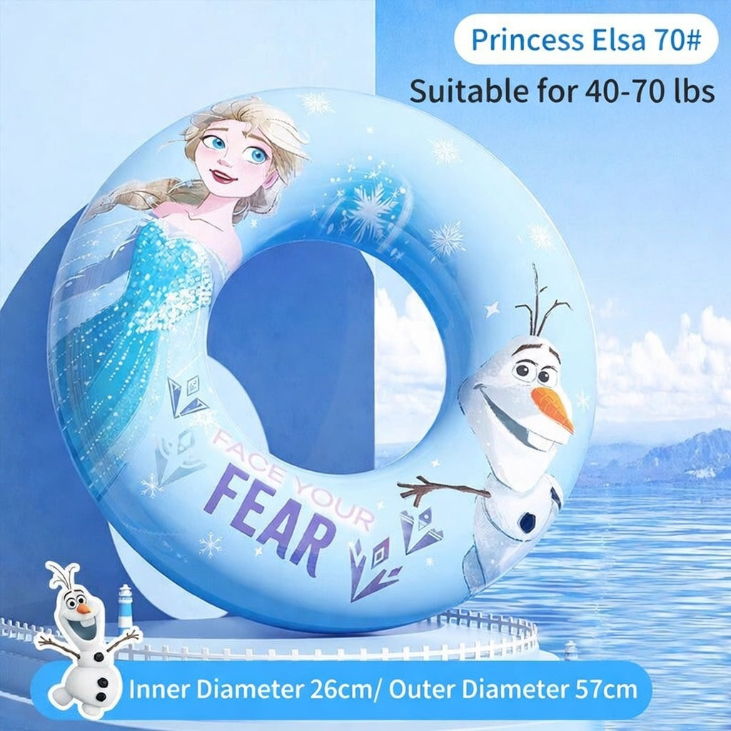Durable Thickened Inflatable Swimming Ring for Kids and Adults Water Fun