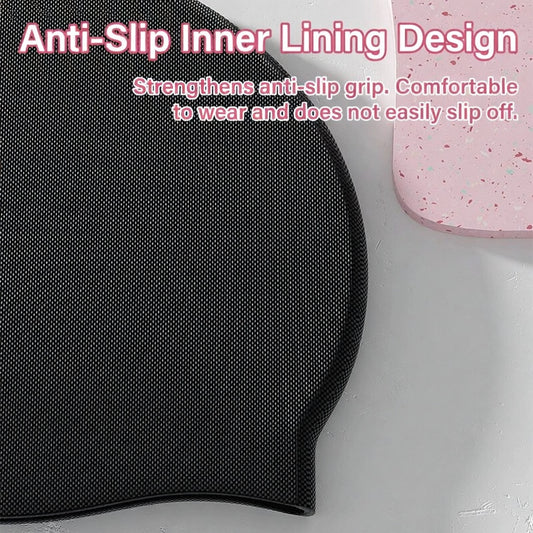 Professional Silicone Swim Cap Women Long Hair Waterproof Comfortable Design