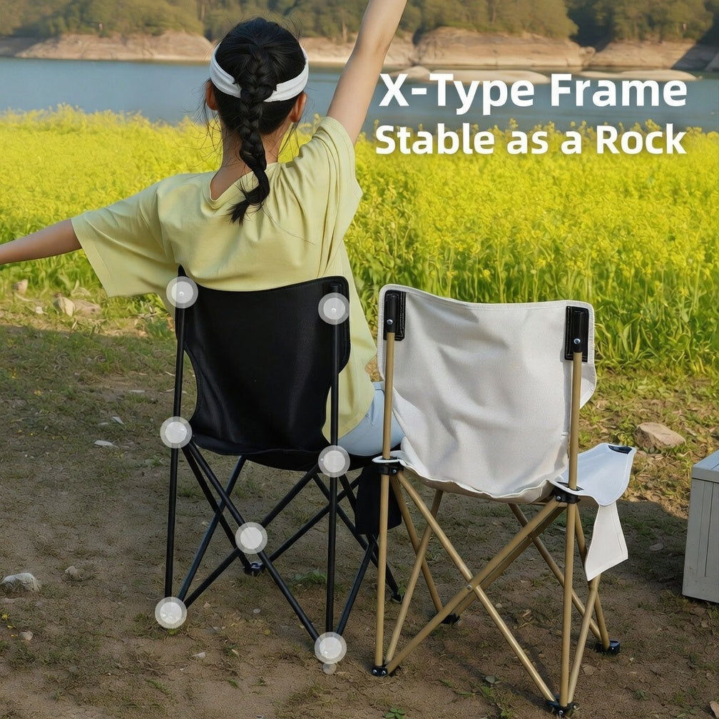 Portable Folding Camping Chair for Outdoor Picnic Dining