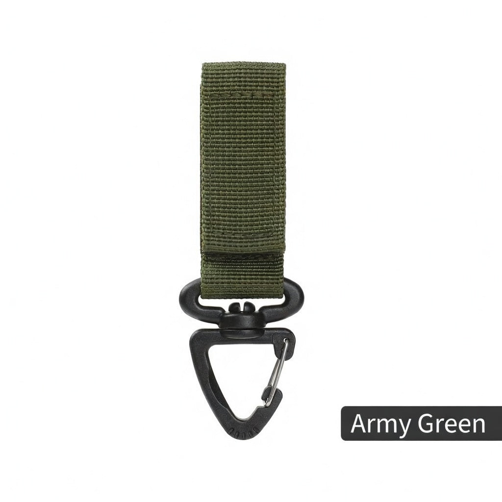 Tactical 360-Degree Rotating Triangle Backpack Carabiner Keychain Survival Tool