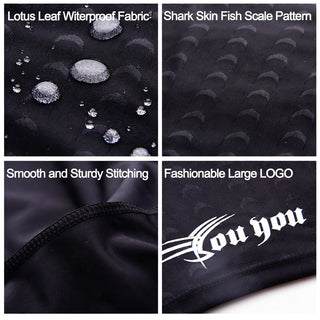Men's Professional Shark Skin Waterproof Quick Dry Swimming Trunks