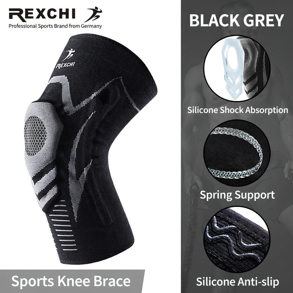 REXCHI Elastic Compression Leg Sleeves for Basketball Running and Cycling