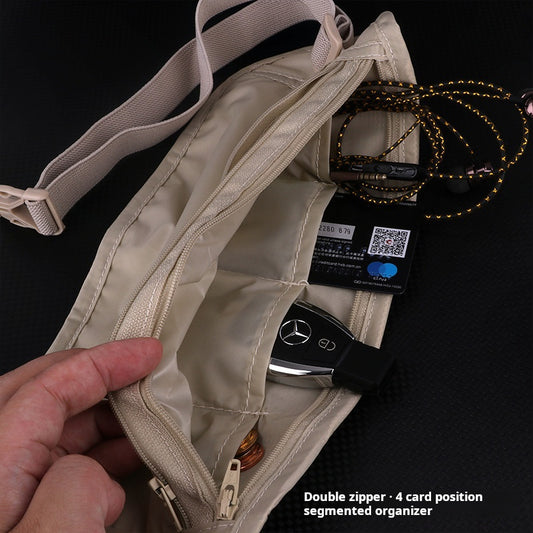 Anti-Theft Waist Bag for Passport and Travel Documents