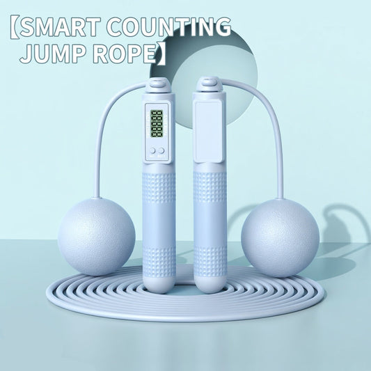 Smart Electronic Counting Jump Rope with Weighted Cordless Exercise Balls