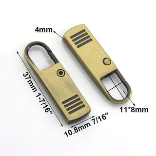 Detachable, Removable zipper head