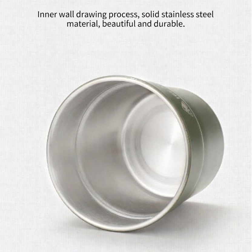 ISE MOUNT 304 Stainless Steel Camping Cup Swallow Design Edition