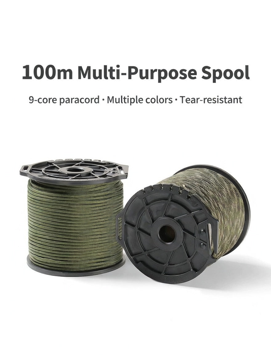 ISE MOUNT 9 Core Paracord 100M 4mm Camping Survival Gear