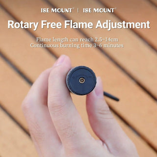 Refillable Windproof Camping Torch Lighter Adjustable Flame Outdoor BBQ Ignition