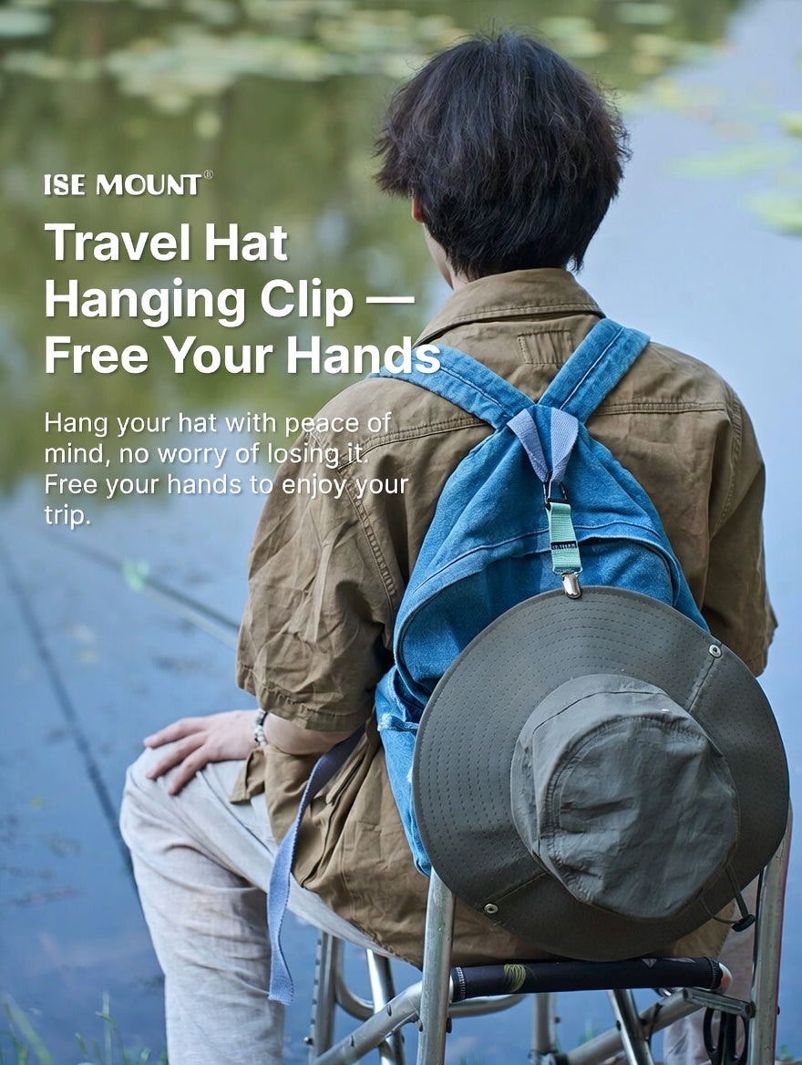 ISE MOUNT Outdoor Travel Clip For Hats Gloves Towels Buckle
