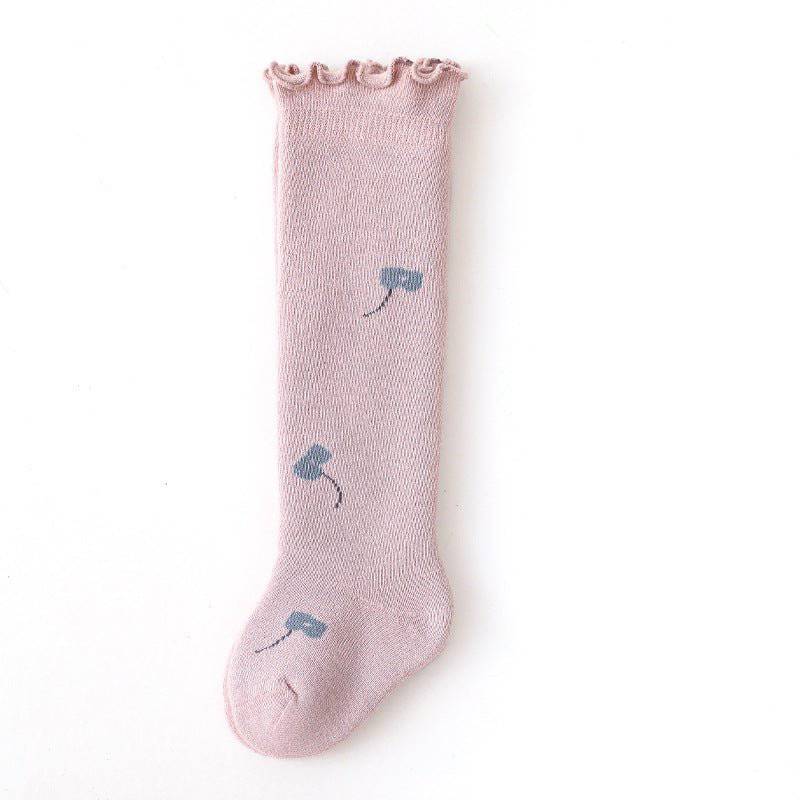 Full Length Reactive Printing Korean Style Thick Warm Children's Socks