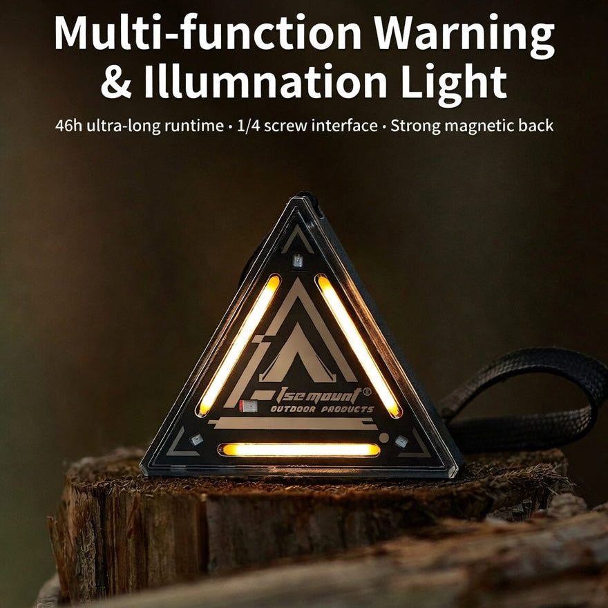 ISE MOUNT Universal Travel Indicator Lamp Lights Bike Camping Black