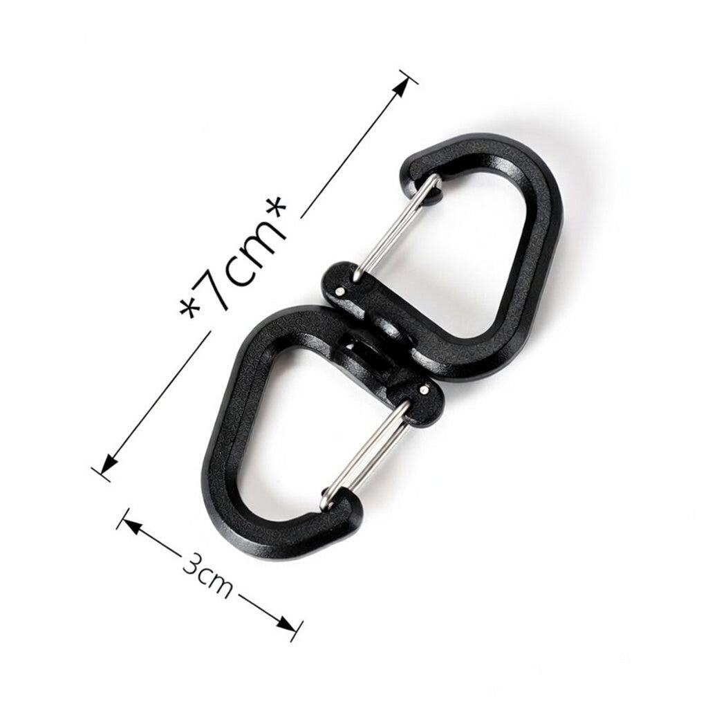ISE MOUNT Portable 360 Rotary Hook S Hook Multifunction Buckle