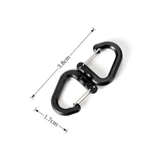 ISE MOUNT Portable 360 Rotary Hook S Hook Multifunction Buckle