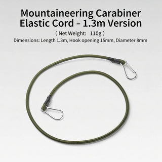 ISE MOUNT 8mm Elastic Camping Strap Luggage Tent Rack Hook