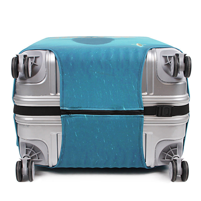 High Quality Printed Summer Travel Trolley Protective Cover for Luggage