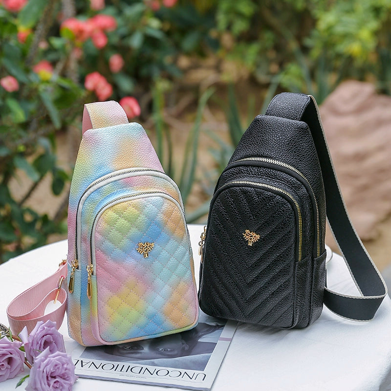 Celebrity chest bag women's gradient foreign style crossbody for travel bag